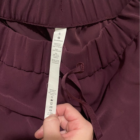 Maroon Lululemon joggers - Picture 4 of 4